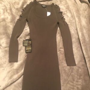 bebe Dresses - Robbed bodycon dress bebe Dresses - Robbed bodycon dress